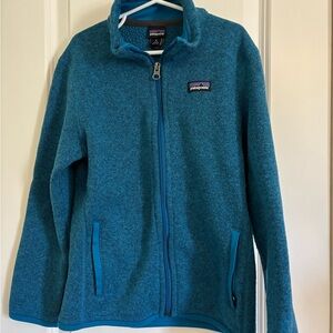 Patagonia Teal Sweater Jacket